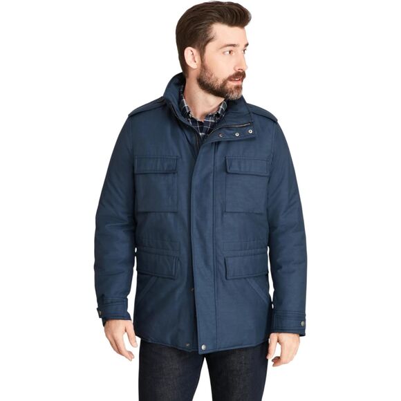 Brooks Brothers Men's Water-Repellent Tech Twill Field Jacket Navy XXL - Picture 1 of 16